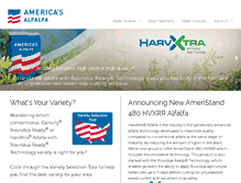 Tablet Screenshot of americasalfalfa.com